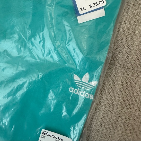 NWT Adidas Semi-Mint Rush Trefoil Cotton Short Sleeve Tee / T-Shirt Size XL - Picture 3 of 5